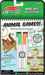 Melissa and Doug Wipe - Off Activity Pad - Animals