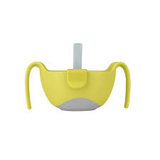 B.box Bowl & Straw - lemon sherbet403 yellow