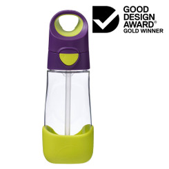 B.box Tritan Drink Bottle, Passion Splash, Purple, 15 Ounce