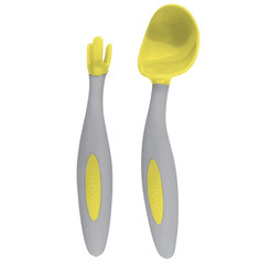 Bbox  Toddler cutlery set - lemon sherbet