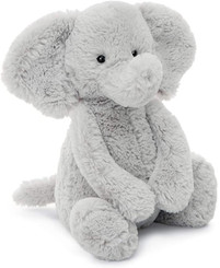 Jellycat BASHFUL SILVER ELEPHANT - MEDIUM