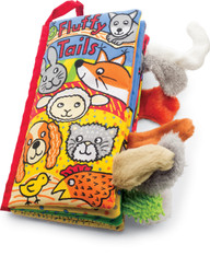 Jellycat Fluffy Tails' Touch & Feel Book