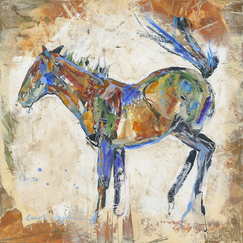 Horses - Oil and Wax - Blue Belly Buck