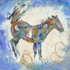 Horses- Oil and Wax - Sky Blue Buck
