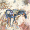 Horses - Oil and Wax - Snow Flurries Late Spring