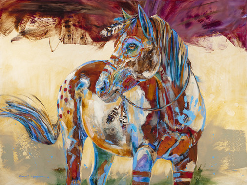 Horses - Full Palette - Blue Feather - Sold
