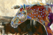 Thundercloud's War Pony - Original - Sold