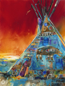 Spotted Bear Tipi - Original - Sold