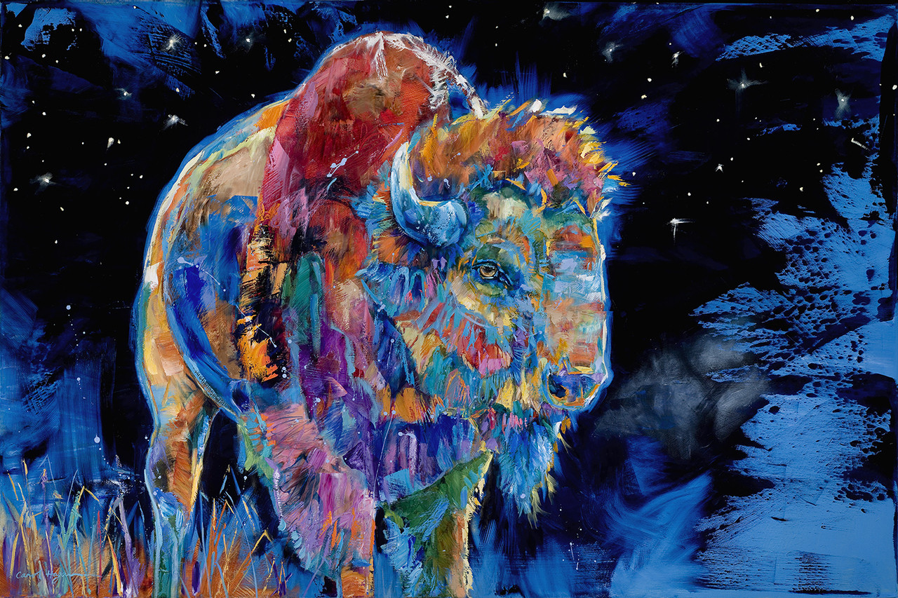 Starry Starry Night Wildlife Paintings Carol Hagan Studios