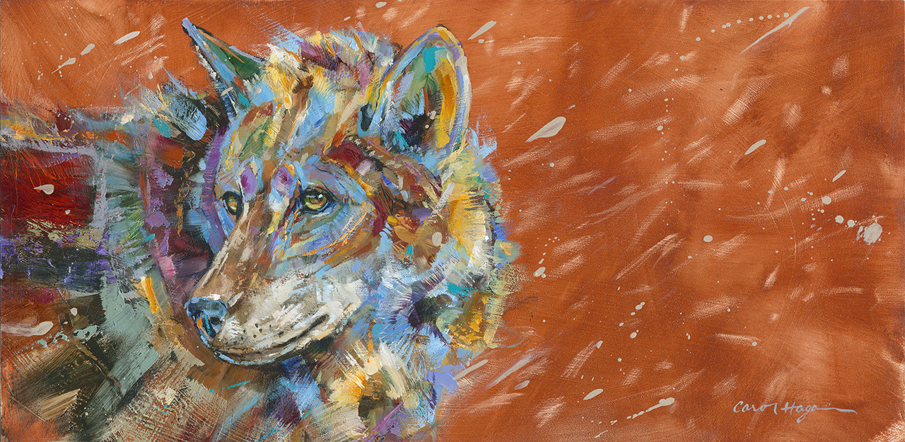 Blizzard Winds Wolf - Wildlife Prints | Carol Hagan Studios