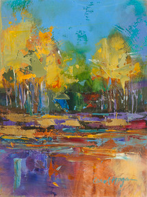 Song of Rock Creek landscape painting