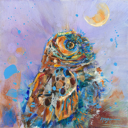 Owlet Dreaming painting