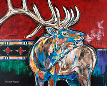 "The Bugler" Metal print by Carol Hagan.