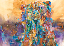 "Hot Mama" print on metal by Carol Hagan.