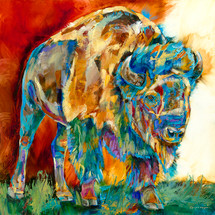 Big Man on Campus - Metal Print by Carol Hagan