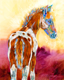 Sweet Cheeks - Metal Print by Carol Hagan