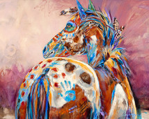 Chocolate Moose - Metal Print - Carol Hagan Studios