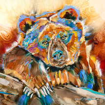 Little Big Bear - Metal Print - Carol Hagan