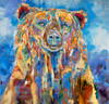 "Blue Grizzly Daydreams" canvas gallery wrap print