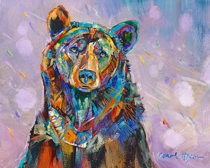 Wildflower Rain - Metal Print - Carol Hagan Studios