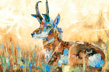 Pit Stop - Metal Print by Montana Artist Carol Hagan