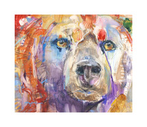 Bear Eyes - Limited Edition Print by Montana Artist Carol Hagan