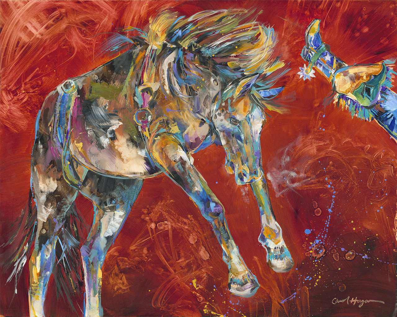 Another One Bites The Dust - Horse Prints | Carol Hagan Studios