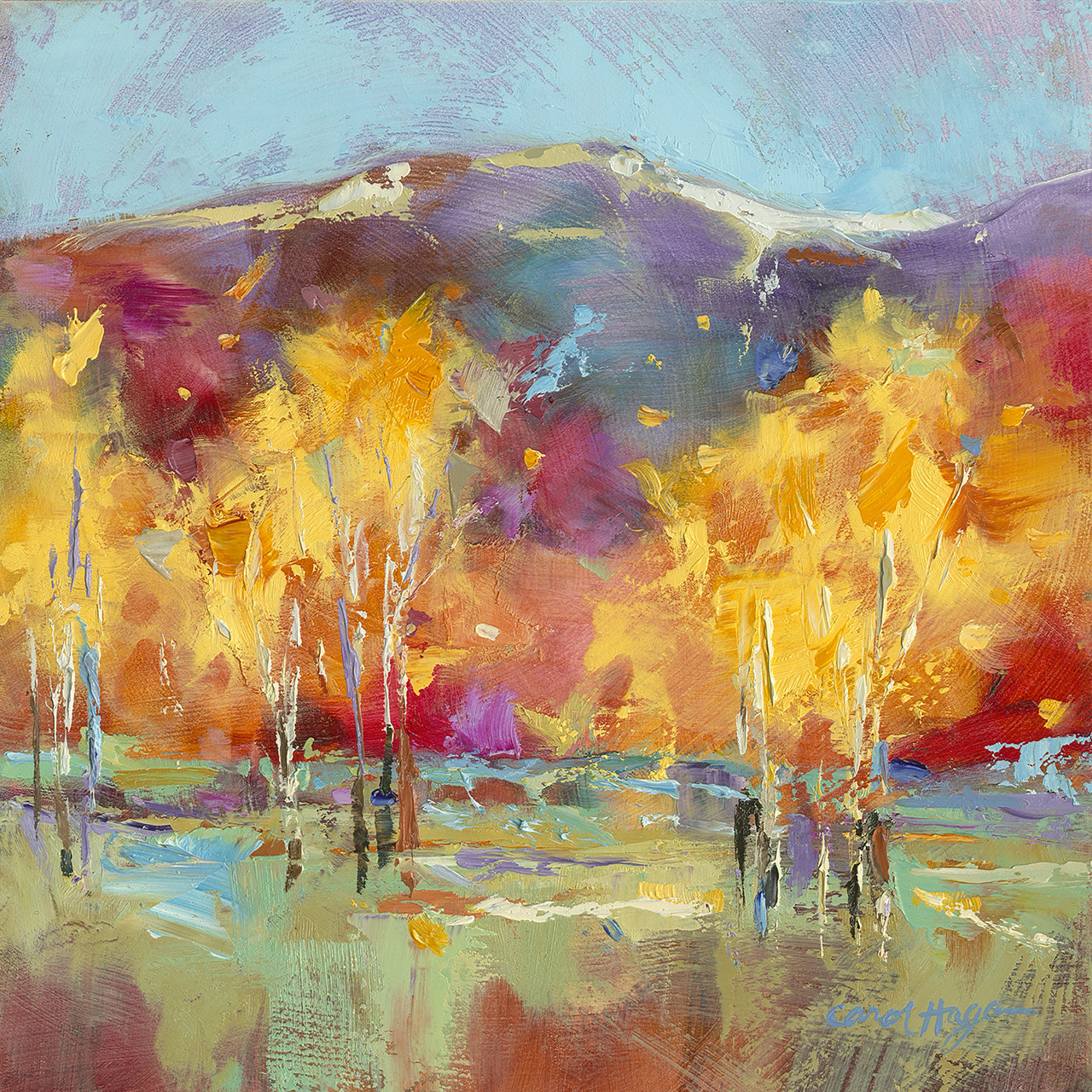 First Kiss Of Snow At Triple Creek Montana Prints Carol Hagan