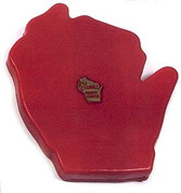 Wisconsin Shaped Cheddar Cheese 