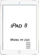iPad 8 10.2" 2020. Model A2270 A2428 A2429 A2430