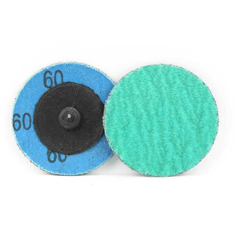 100 Pack 2/" 60 Grit A//O Quick Change Sanding Disc Black Hawk Type R Roloc