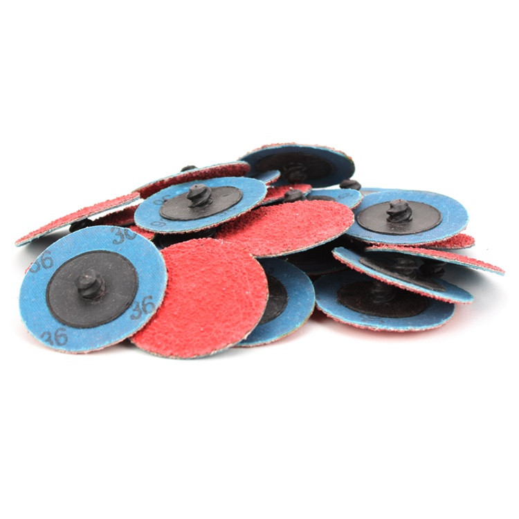 200 Pack Type R Roloc 3/" 60 Grit A//O Quick Change Sanding Disc Black Hawk
