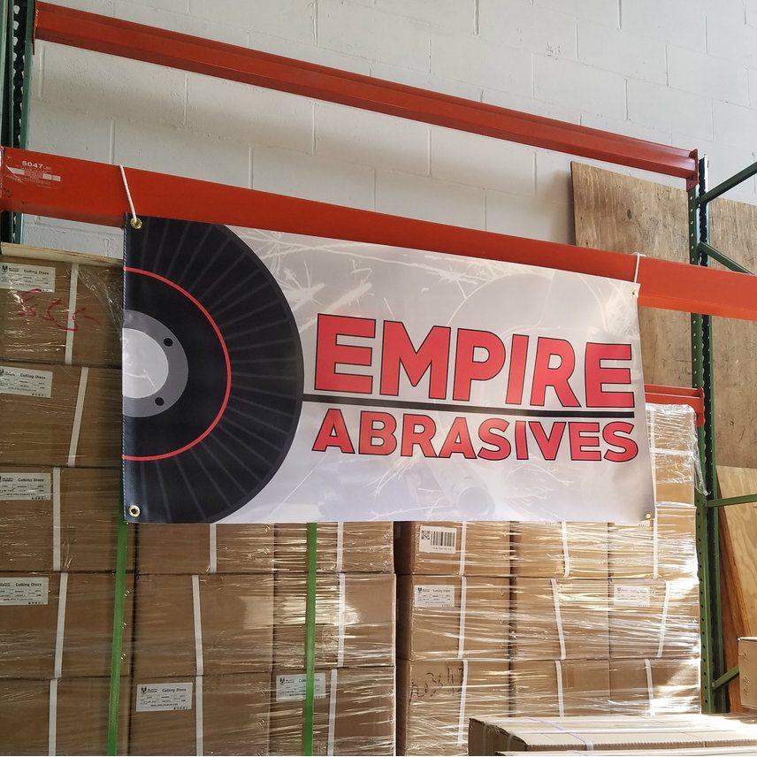 Empire Abrasives 2' x 4' Shop Banner