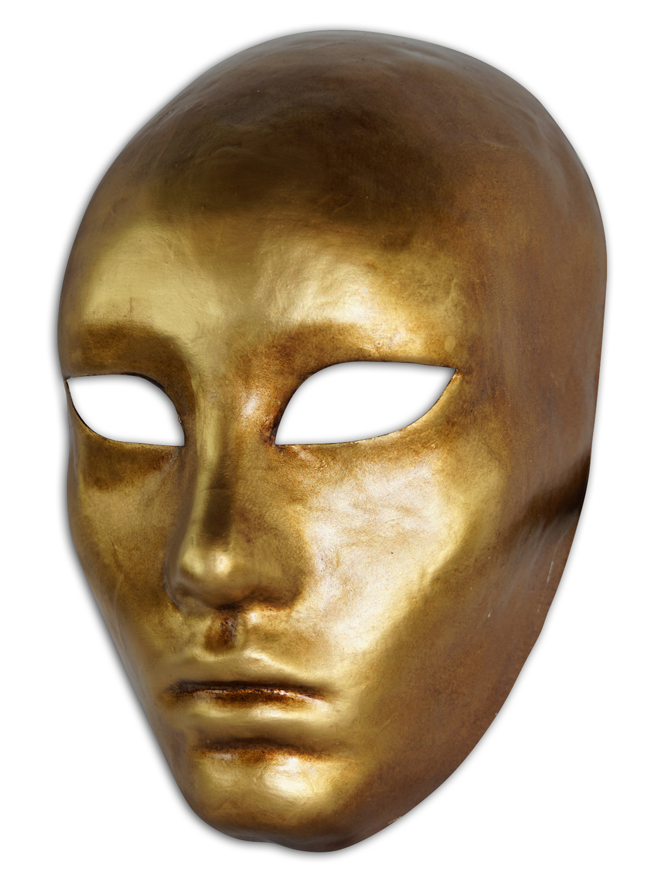 Authentic Venetian paper mache mask Volto Metallo