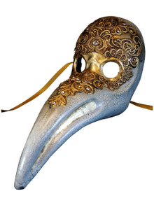 Venetian mask Dottore Peste Mac Craquele