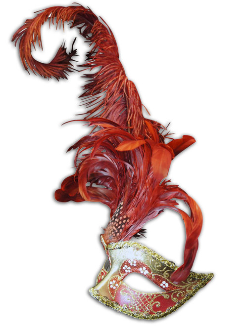 Venetian mask Colombina Ciuffo