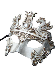 Authentic Venetian mask Colombina Baroque Realefor sale from US