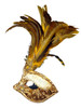 Venetian mask Colombina Capriccio Piume