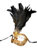 Venetian mask Colombina Capriccio Piume