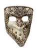 Venetian mask Bauta Mac Craquele