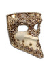 Venetian mask Bauta Mac Craquele