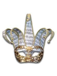 Venetian mask Colombina Jolly Stucchi