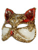 Authentic Venetian Mask Gatto Arabesque