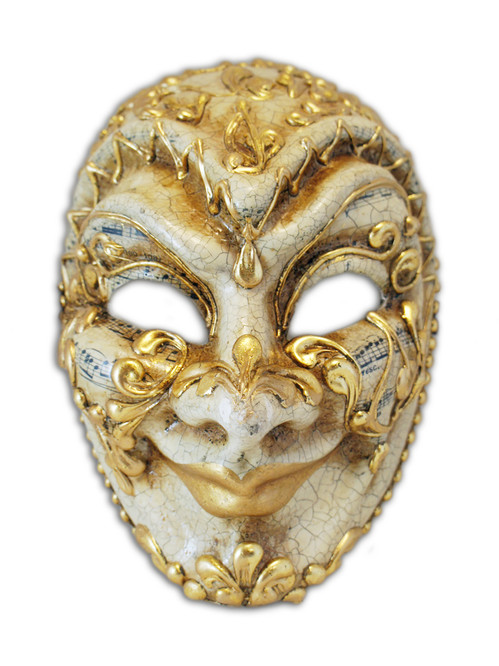 Venetian mask Volto Jester Musica