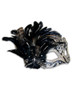 Venetian mask Colombina Ombra Piume