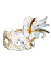 Venetian mask Colombina Ombra Piume