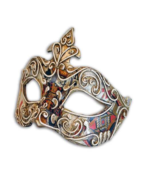Venetian mask Colombina Carte