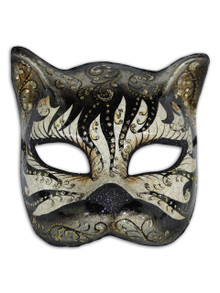 Authentic Venetian Mask Gatto Cabare
