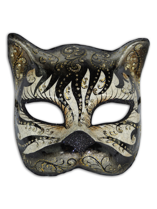 Authentic Venetian Mask Gatto Cabare