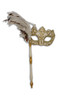 Authentic Venetian mask Colombina Ombra Piume